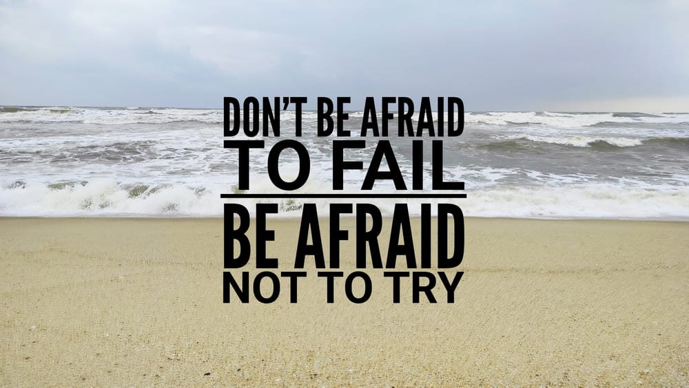 Mindset365 visual about courage to start